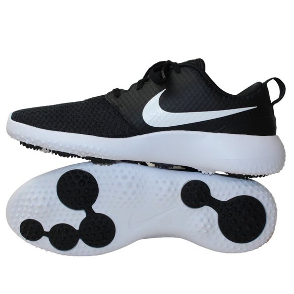Nike Air Roshe Spikeless Golf Shoes Black/White Men's 10.5 NEW! - Picture 10 of 11